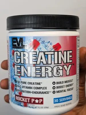 Evl Creatine Monohydrate | 60 Servings | Strength Muscle