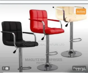 Adjustable High Bar Stools