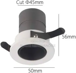 Led Recessed Spotlight Flush Mount Aluminum Ceiling Warm Light