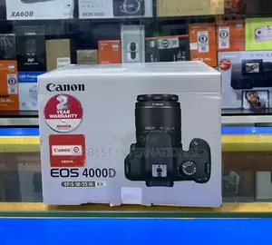 Canon Eos 4000d DSLR Camera With Ef-S 18-55mm Iii Lens