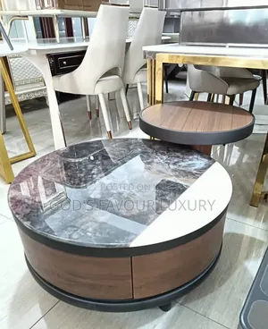 Mordern Round Coffee Table and End Table