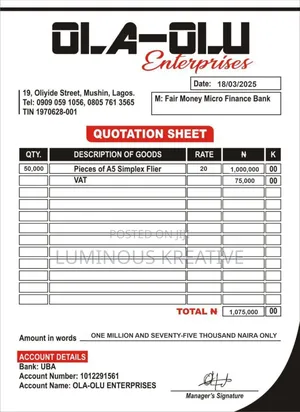 Invoice Receipt