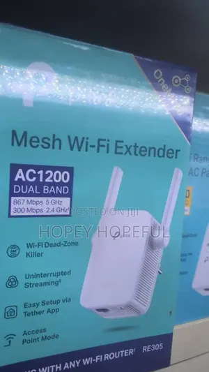 Tplink Mesh Wifi Range Extender Ac1200