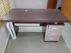 Office Table 5 Feet With 3 Drawer Brown Top Order Now