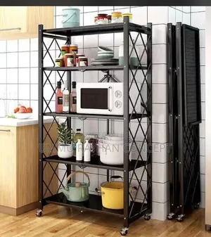 5 Layer Foldable Multifunctional Storage Shelf Rack