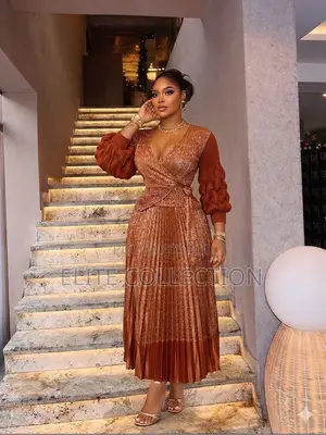 Luxury Miyaki Dress Free Size (8-20 Quality Is