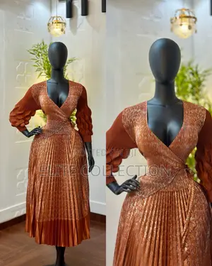 Luxury Miyaki Dress Free Size (8-20 Quality Is