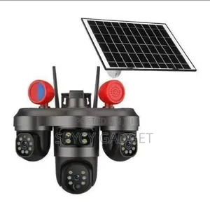 3 Lens 4g Solar PTZ Camera With Night Vision and Motion Detection