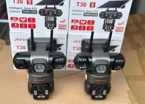 Intelligent Solar Ptz Camera Triple Lens