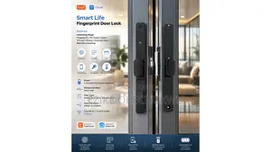 Waterproof Smart Fingerprint Password,Push Pull Sliding Frame Glass Do