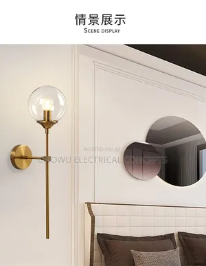 Nordic Wall Lamp Bedroom Bedside Light Warm Romantic Led Lights Luxury