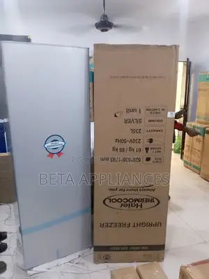 Modern Haier Thermocool Upright Freezer With Spacious Shelves