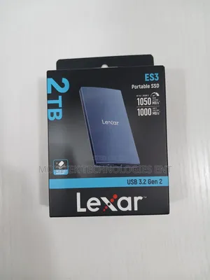 2tb Lexar Es3 External SSD Portable Storage Solid State Drive