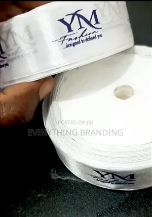 Fashion Brand Satin Clothing Labels Printing | Custom Woven Tags Print