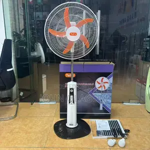 18" Inches Tefu Long Lasting Solar Fan With Panel and 2bulbs