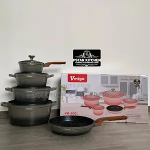 Vmigo 5pcs Die Cast Aluminum Cookware Set