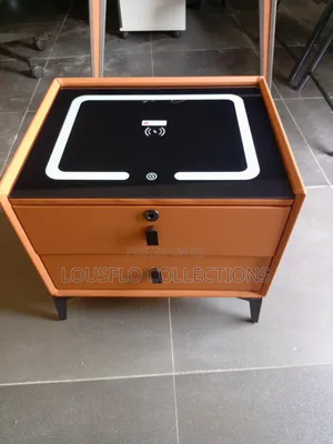 Your Quality 2 Drawer Wireless Charging Bedside Table Wit Bluetooth