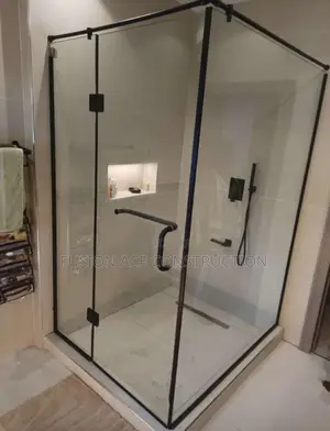 Bathroom Glass Cubicle / Toilet Glass Door
