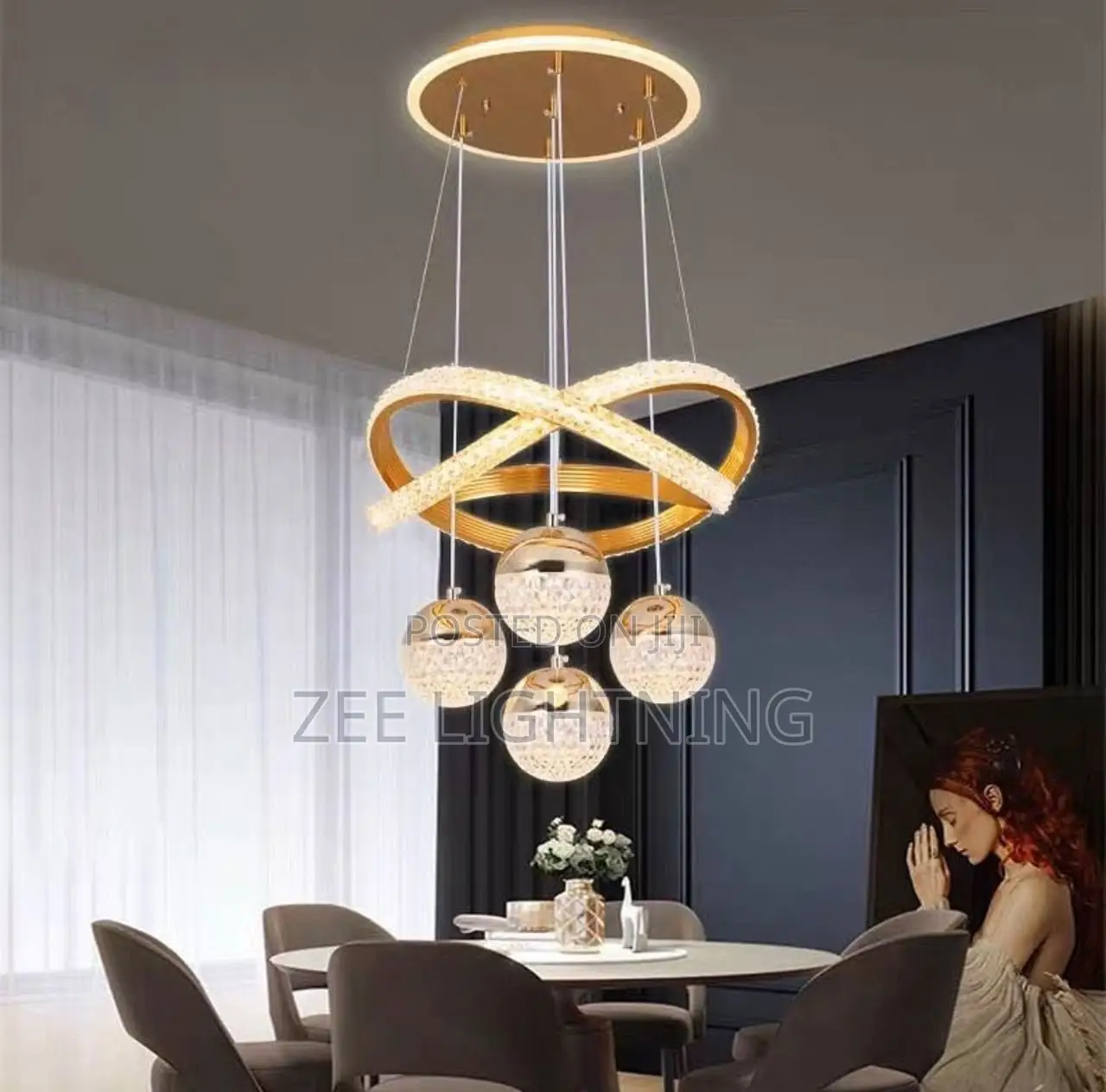 Led 4in1 Drop Chandelier