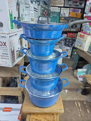 The Sassy Blue Brocook 4 Set With Fry Pan
