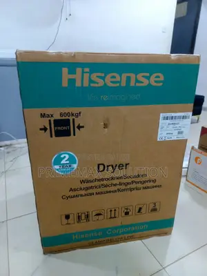 Hisense 8kg Front Loader Dryer With Auto Sensor Dry