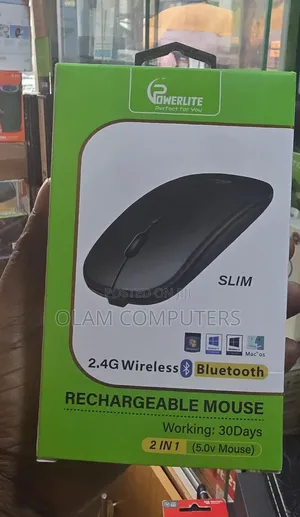 Powerlite Rechargeable Mouse Bluetooth Wireless Mouse