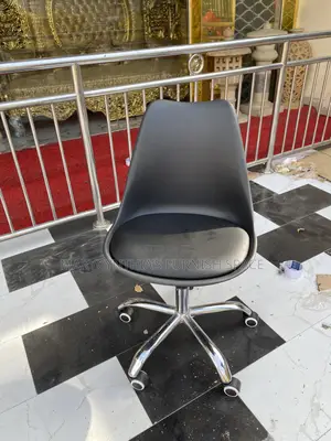 Armless Swivel Office Chair – Modern Comfortable