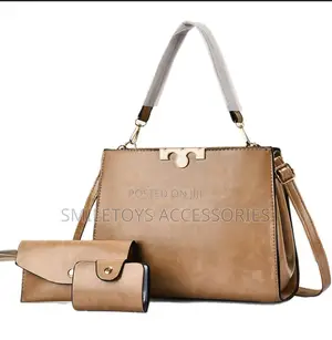 Bagco 3-in-1 Brown Handbag Set