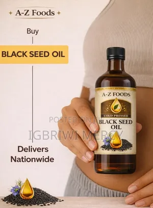 Cold Pressed Black Seed Oil.