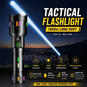 Tactical Military Search Laser Flashlight 1500 Meters