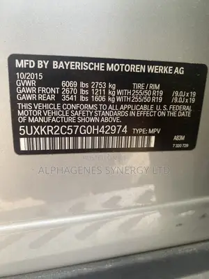 BMW X5 sDrive35i 4x2 (3.0L 6cyl 8A) 2016 Silver