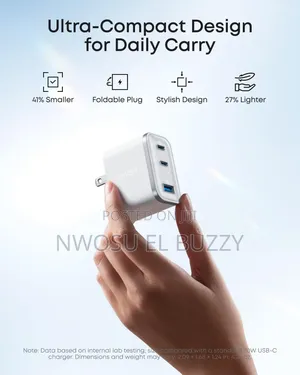Nano Charger 70w 2c1a