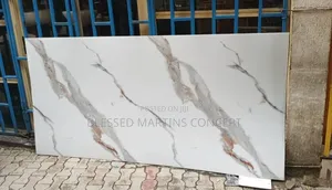 4ft by 8ft Uv PVC Marble Sheet, Good for Interior Walls, Kitchen, Etc
