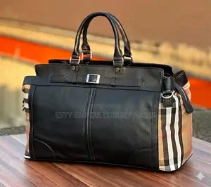 High Quality Luxury Genuine Leather Duffel Bag