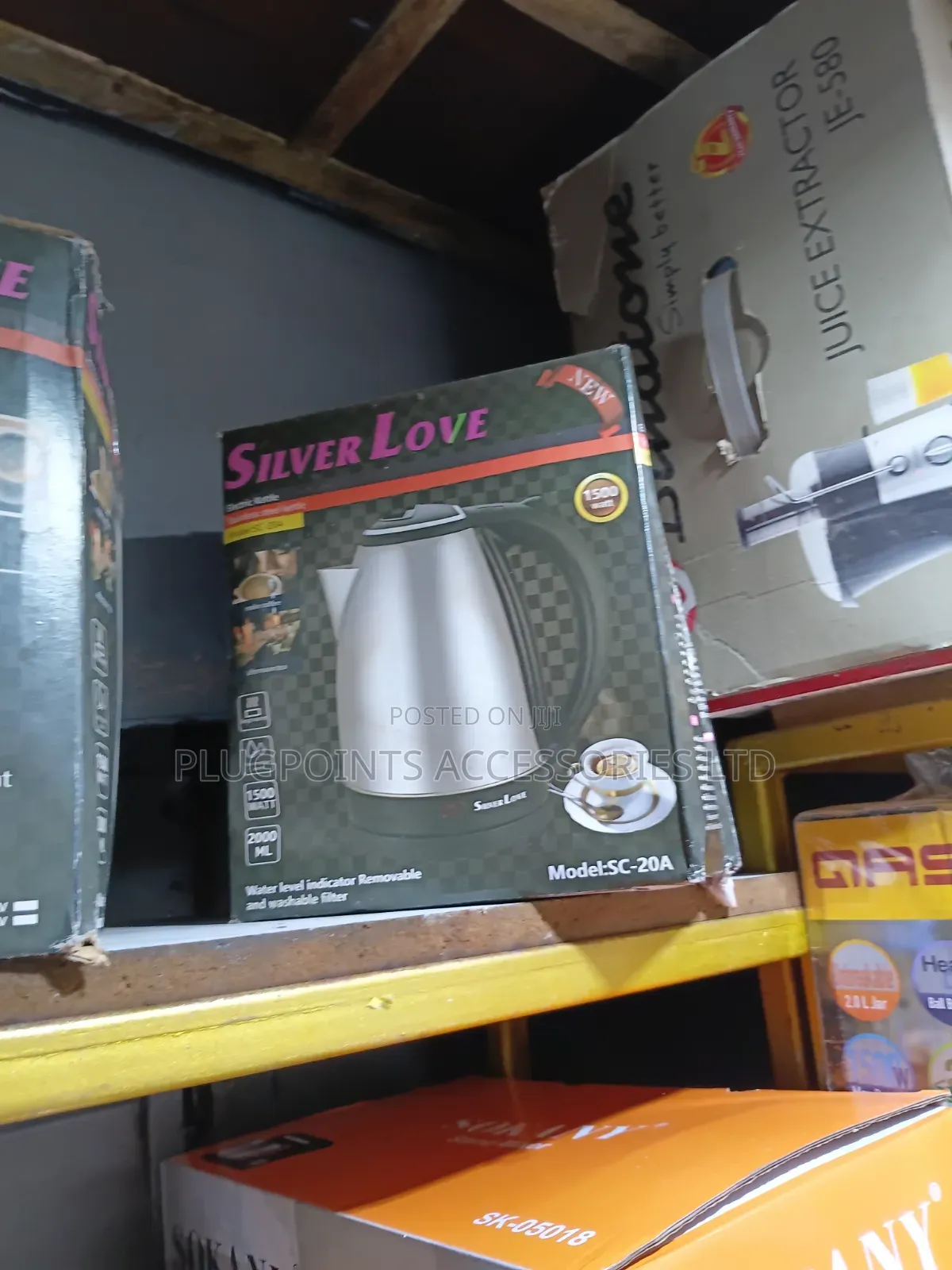 Silver Live Electric Kettle