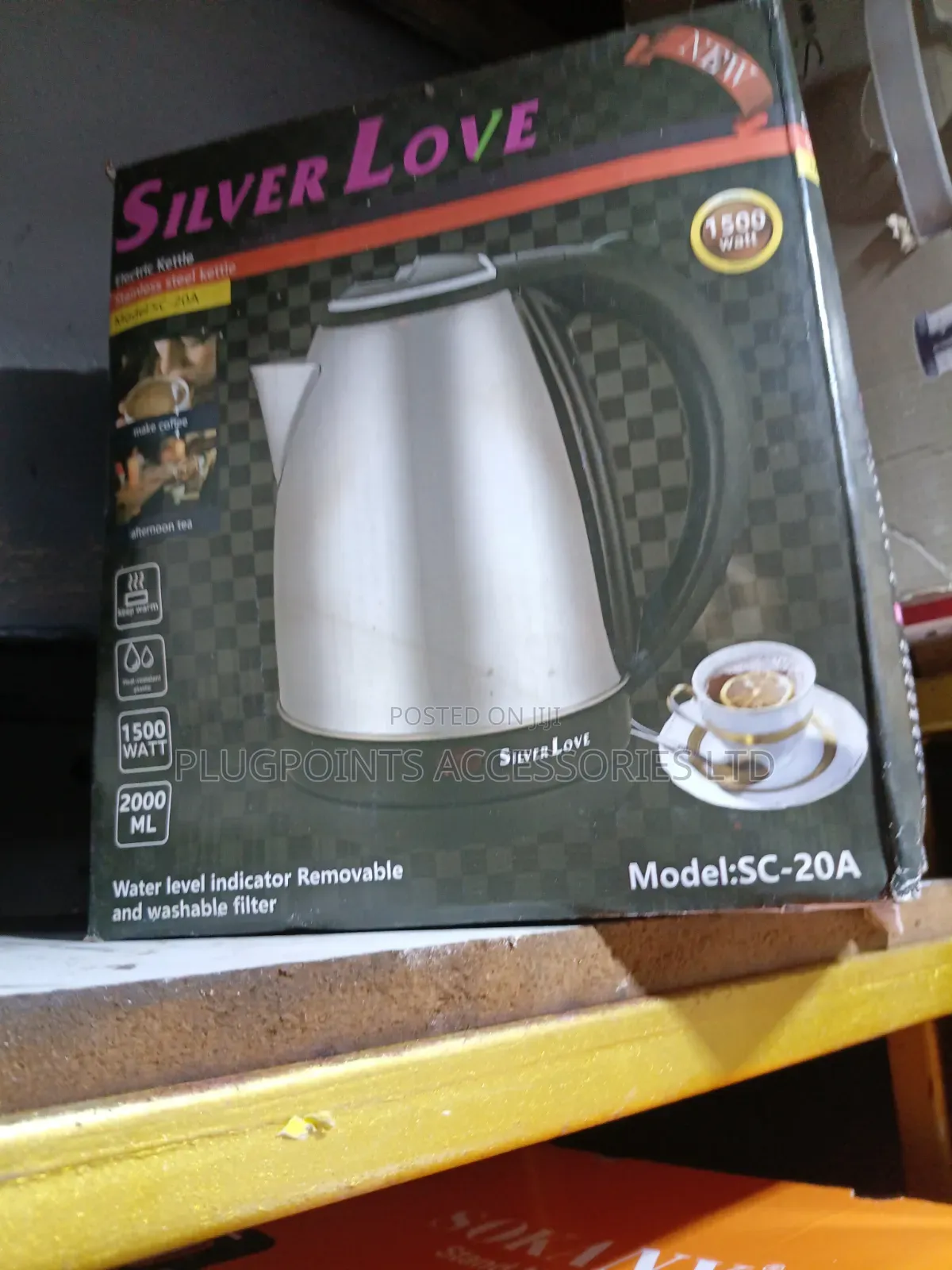 Silver Live Electric Kettle