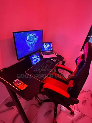 Gaming Chair and Desk.