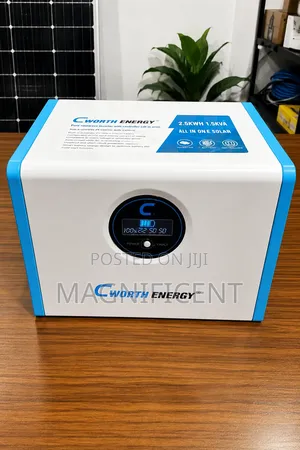 Cworth Energy 2.5kwh All-in-One Solar Power Station – 1.5kva Lithium