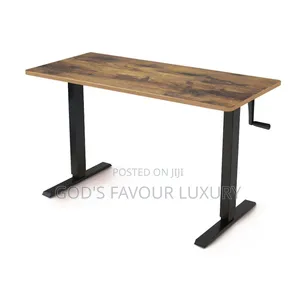 Manual Sit-to Stand Adjustable Desk.