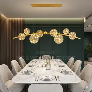 Luxury Starry Sky Glass Bubble Chandelier - For Dining, Kitchen, Cafes