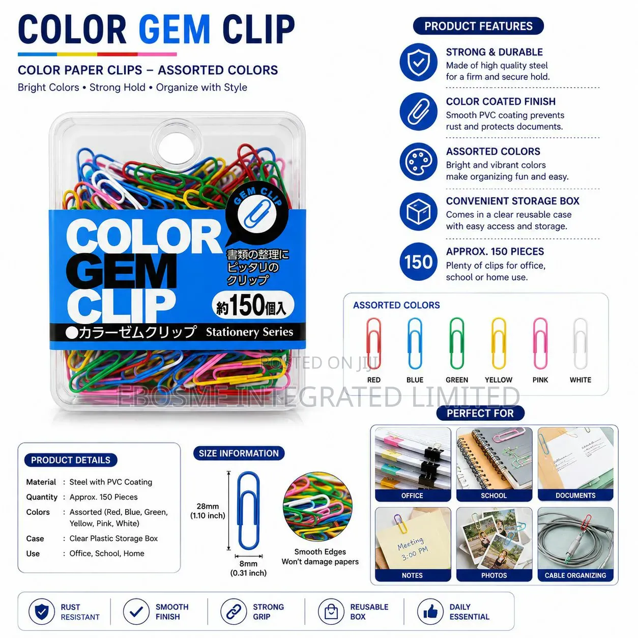 Color Gem Clip