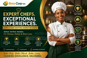 Domestic Staff Agency in Lagos – Chefs for Homes, Hotels Short Lets