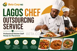 Lagos Chef Outsourcing Service – Kitchen Staff Ready for Placement