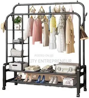 Multi-Functional Heavy Duty Clothes Hanging Rack