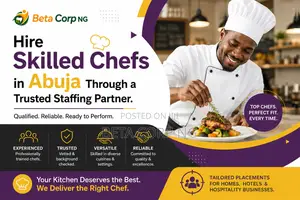 Hire Skilled Chefs in Abuja Through a Trusted Staffing Partner