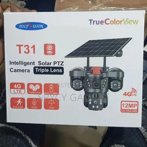 T31 Intelligent Solar PTZ Camera Triple Lens - V380