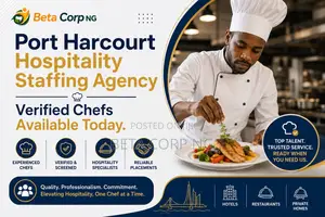 Port Harcourt Hospitality Agency – Verified Chefs Available Today