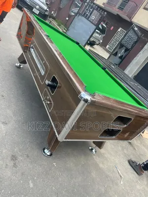 Standard Operated Marble Coin Snooker Board With Full Accessories