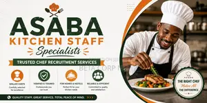 Asaba Kitchen Staff Specialists – Trusted Chef Recruitment Services