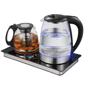 Tea Pots Glass Kettles Tea Maker 2 in 1 Double Layer